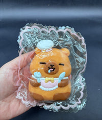 Cute large chef capybara taba squishy
