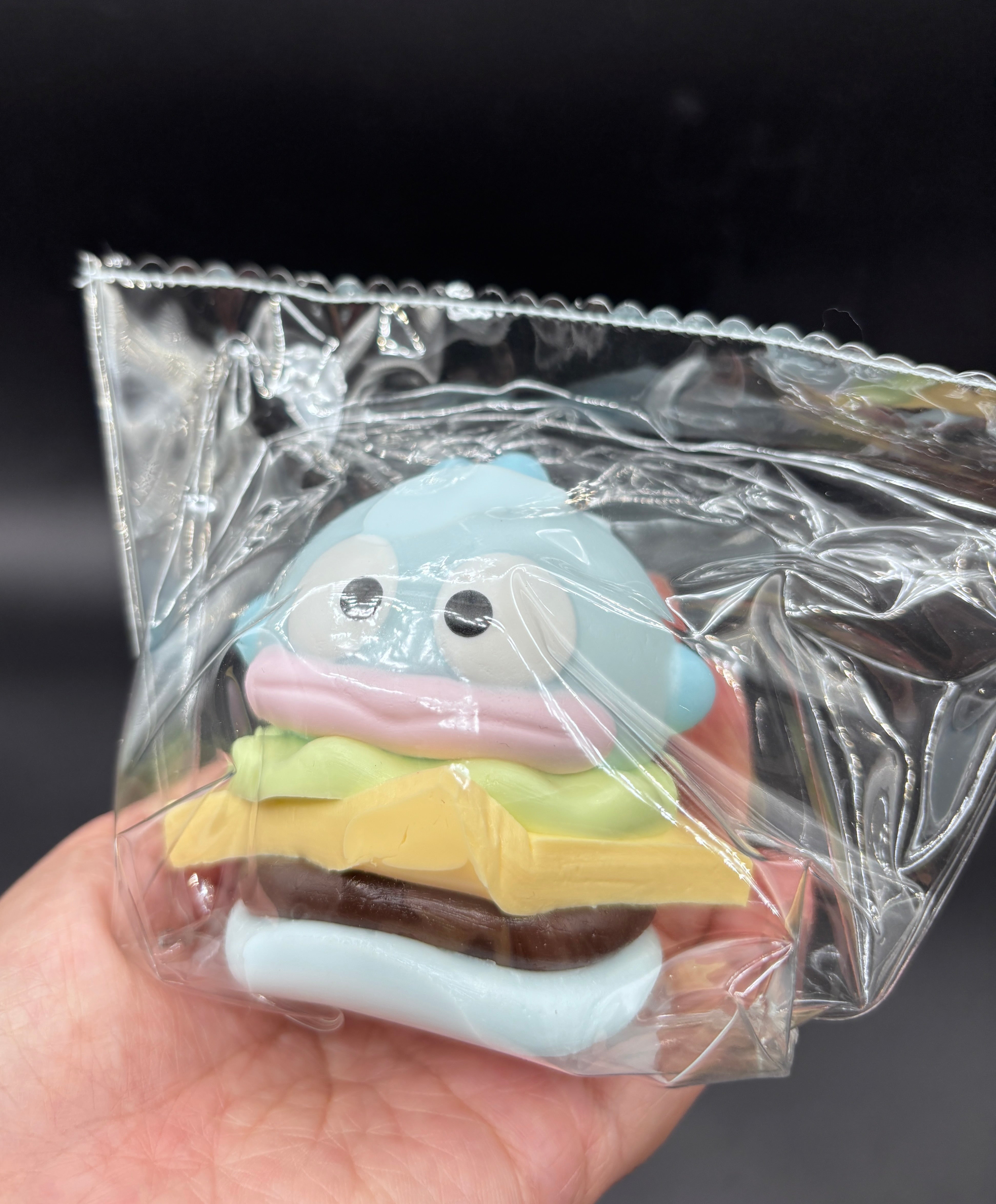 Hangyodon layered hamburger frozen butter textured stiff  taba squishy