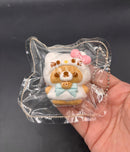 Small rilaxkitty soft taba cute (flocked or unflocked) taba squishy