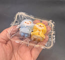 Mini keychain twins hamster taba squishy