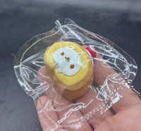 Mini keychain cute seal cake roll taba