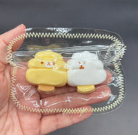 Mini taba keychain cute pack of 2 poop popsicles  taba squishy