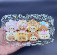 Pack of 8 super detailed cute soft mini Taba squishy