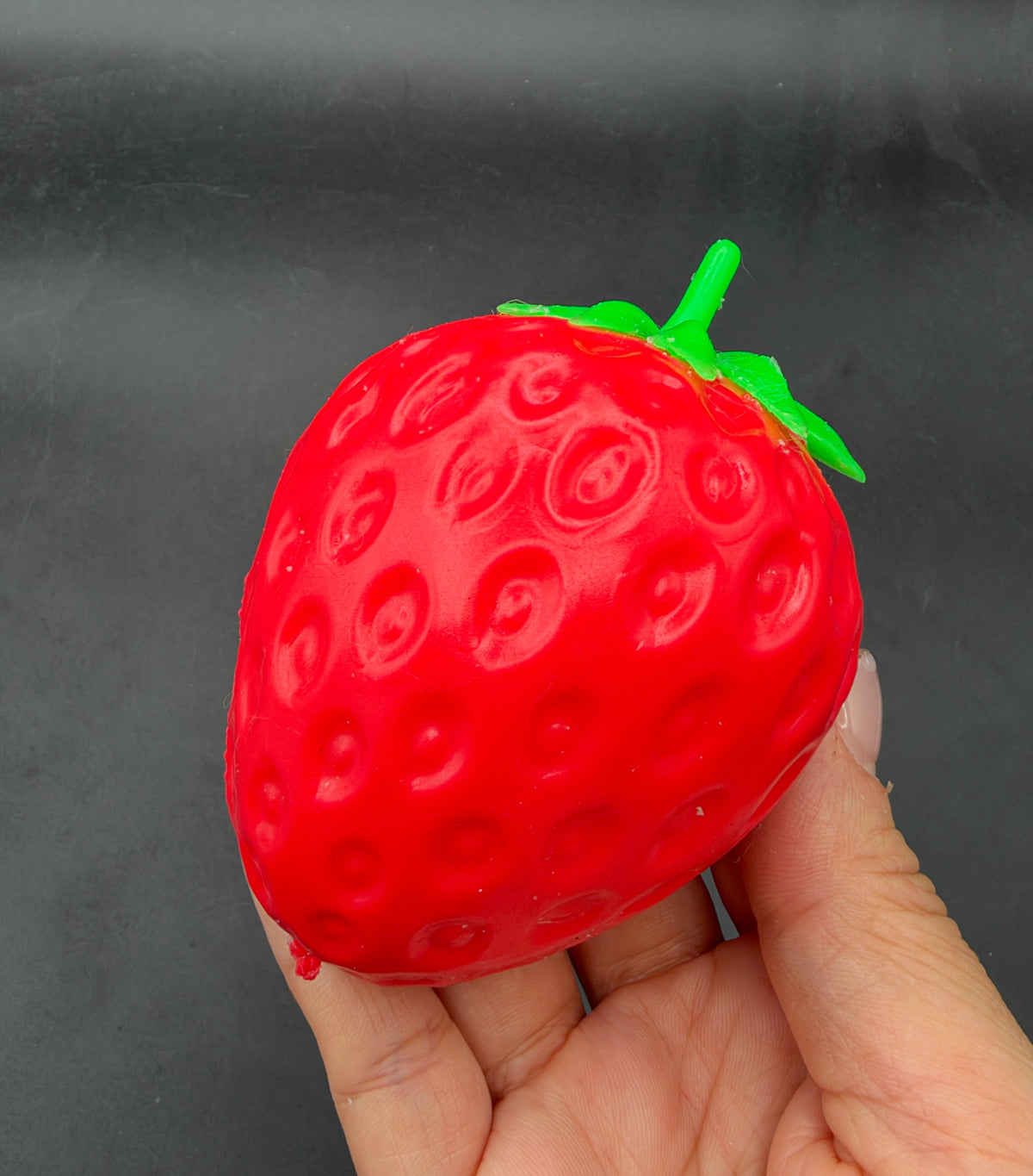 Crunchy Lego strawberry stressball