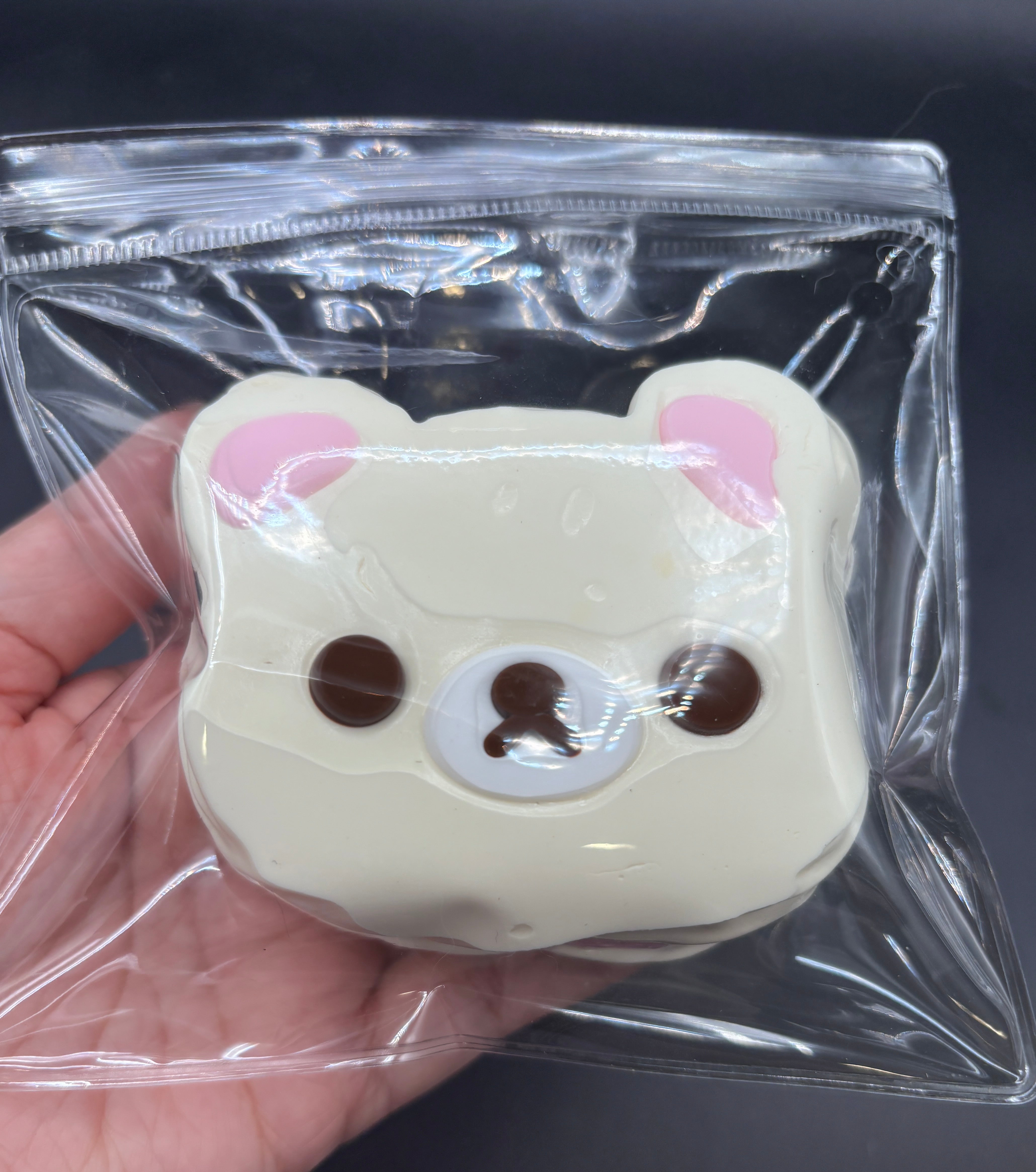 Pack of 1 large Korilakkuma cake soft taba squishy