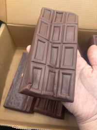 Defective foam slow rise chocolate