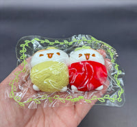 Cute  Taba keychain sleeping hamster soft  taba squishy