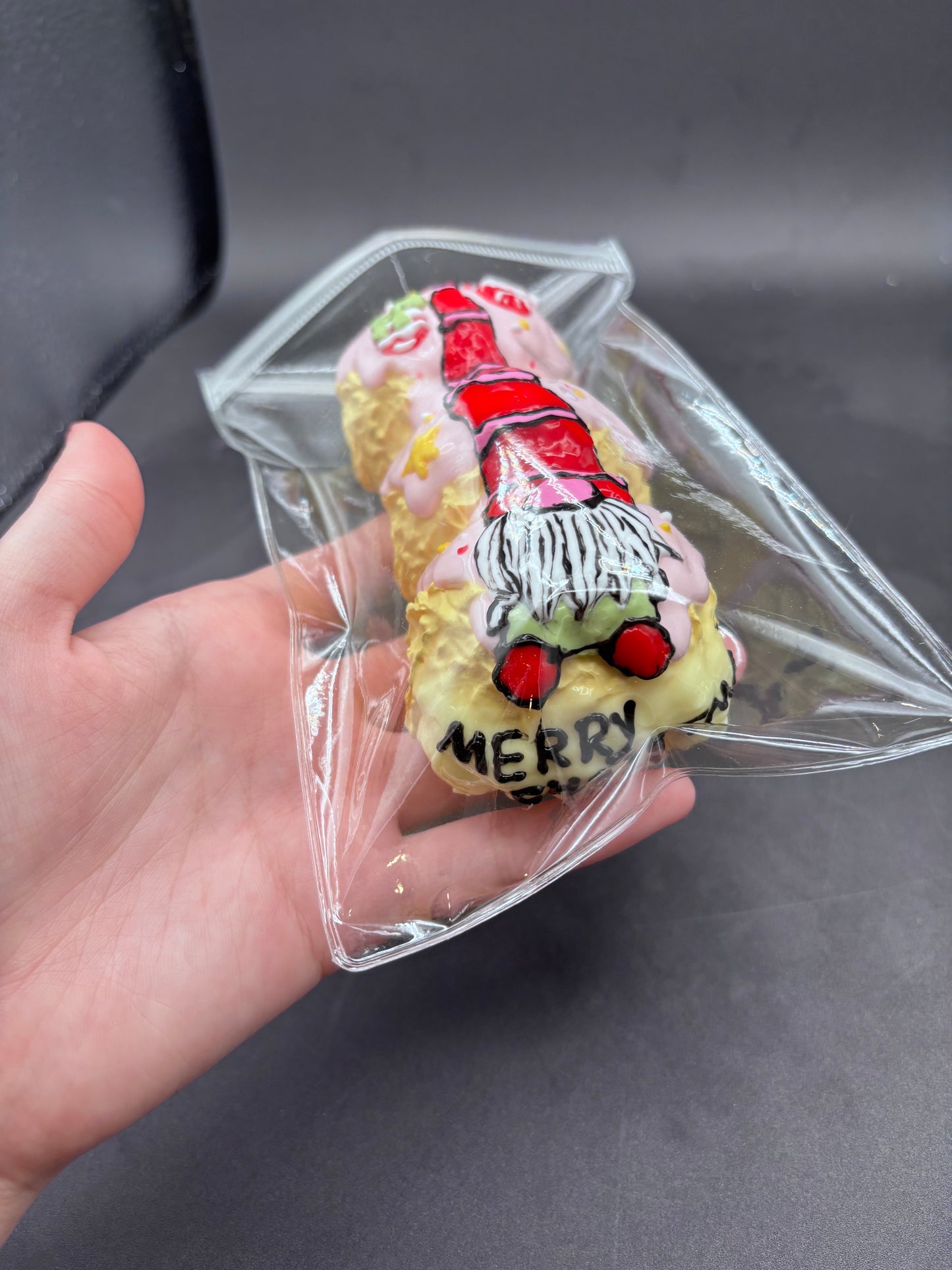 SALE!! Christmas gnome handrawn corndog soft