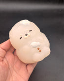 MATTE frozen butter slightly clear seal  taba squishy