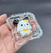 Cute mini puppy keychain taba squishy (choose)