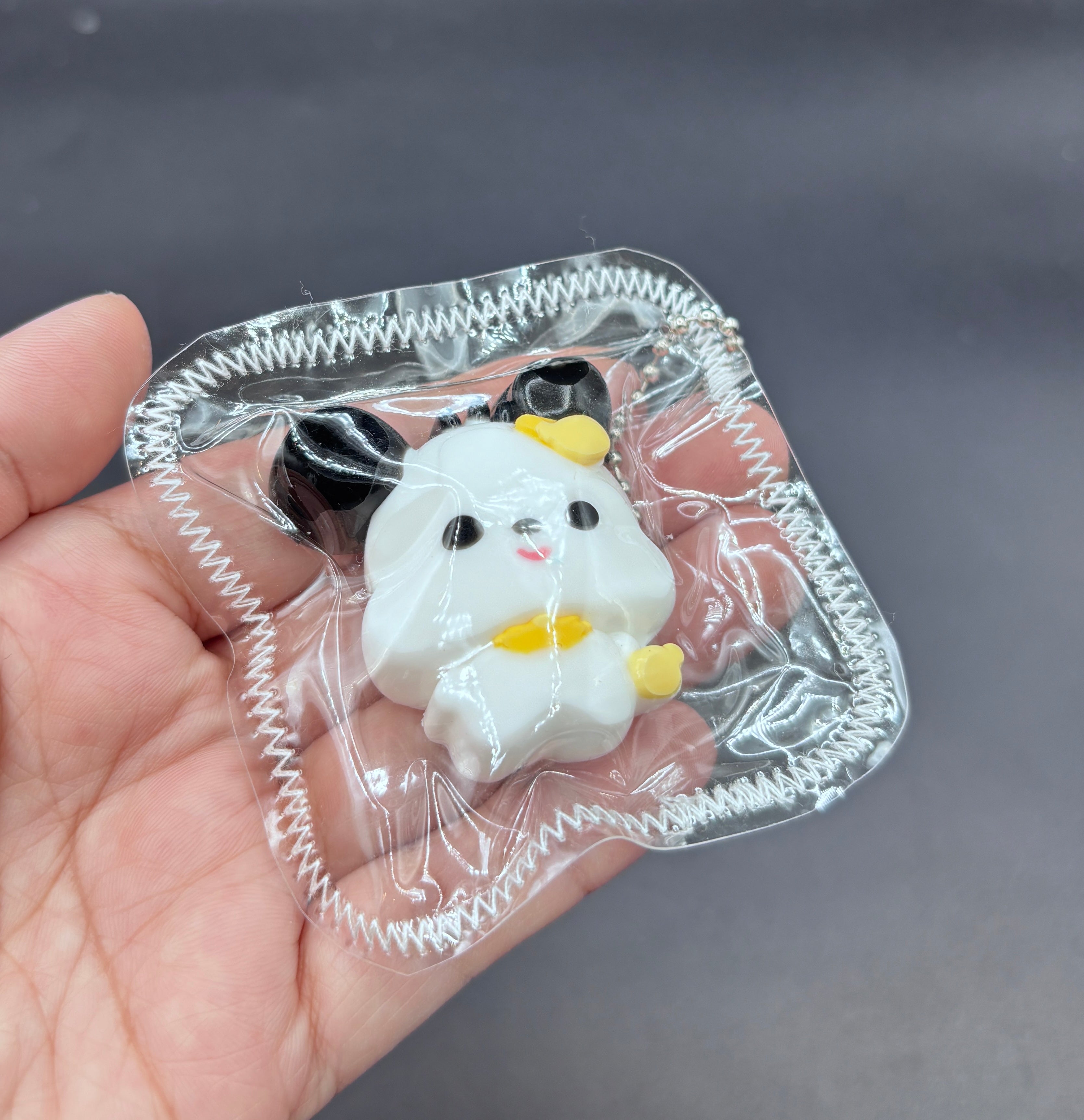 Cute mini puppy keychain taba squishy (choose)