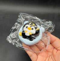 Small keychain penguin floaty taba