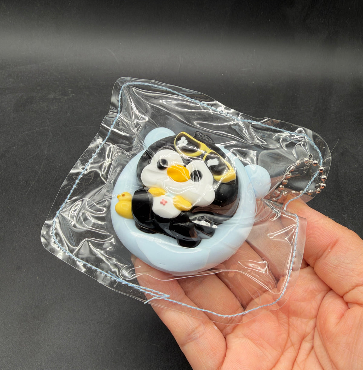 Small keychain penguin floaty taba