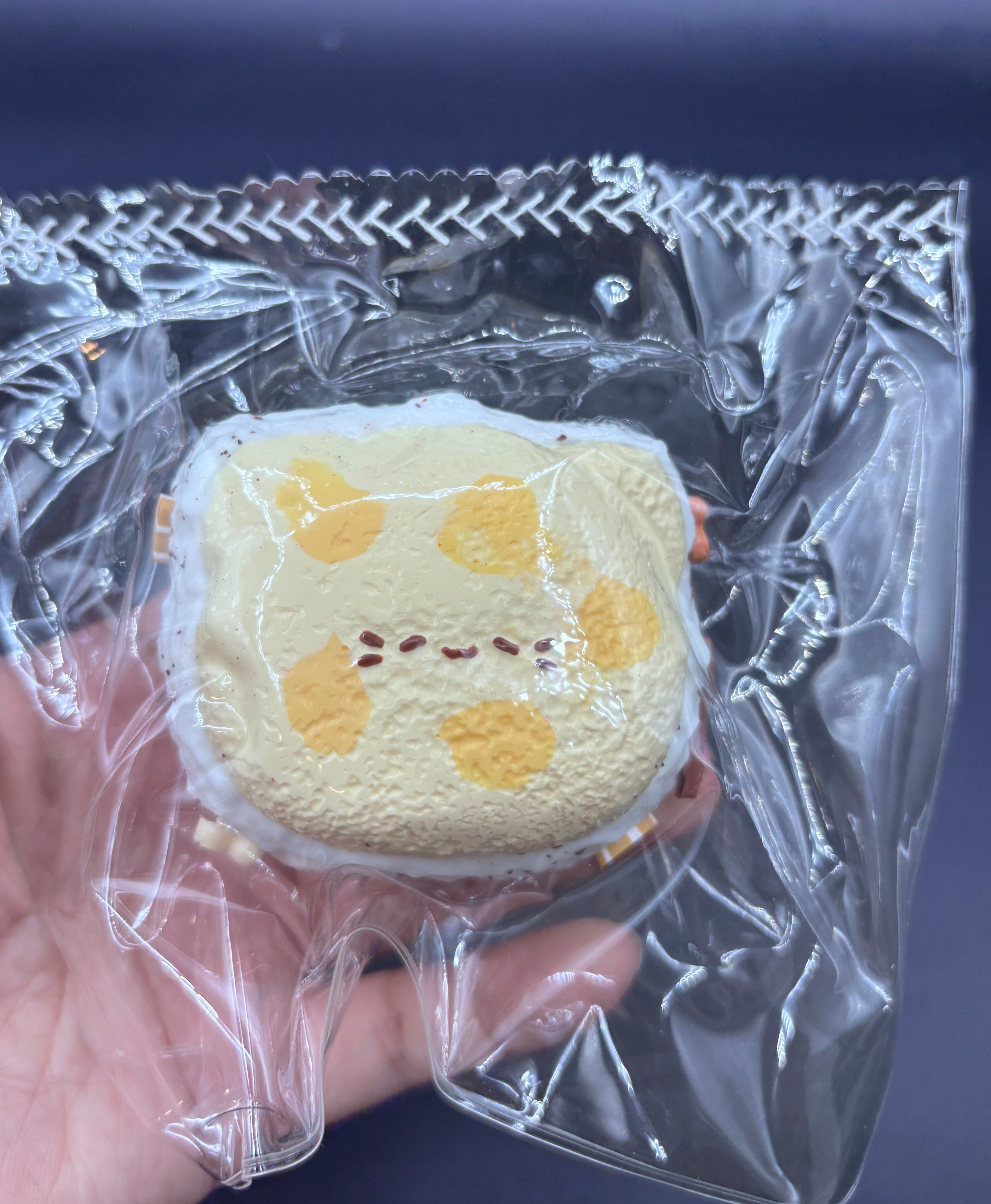 Frozen butter ver* Super cute kitty cookie sandwich taba squishy
