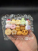 Mini keychain detailed pack of 15 jc pastries taba squishy