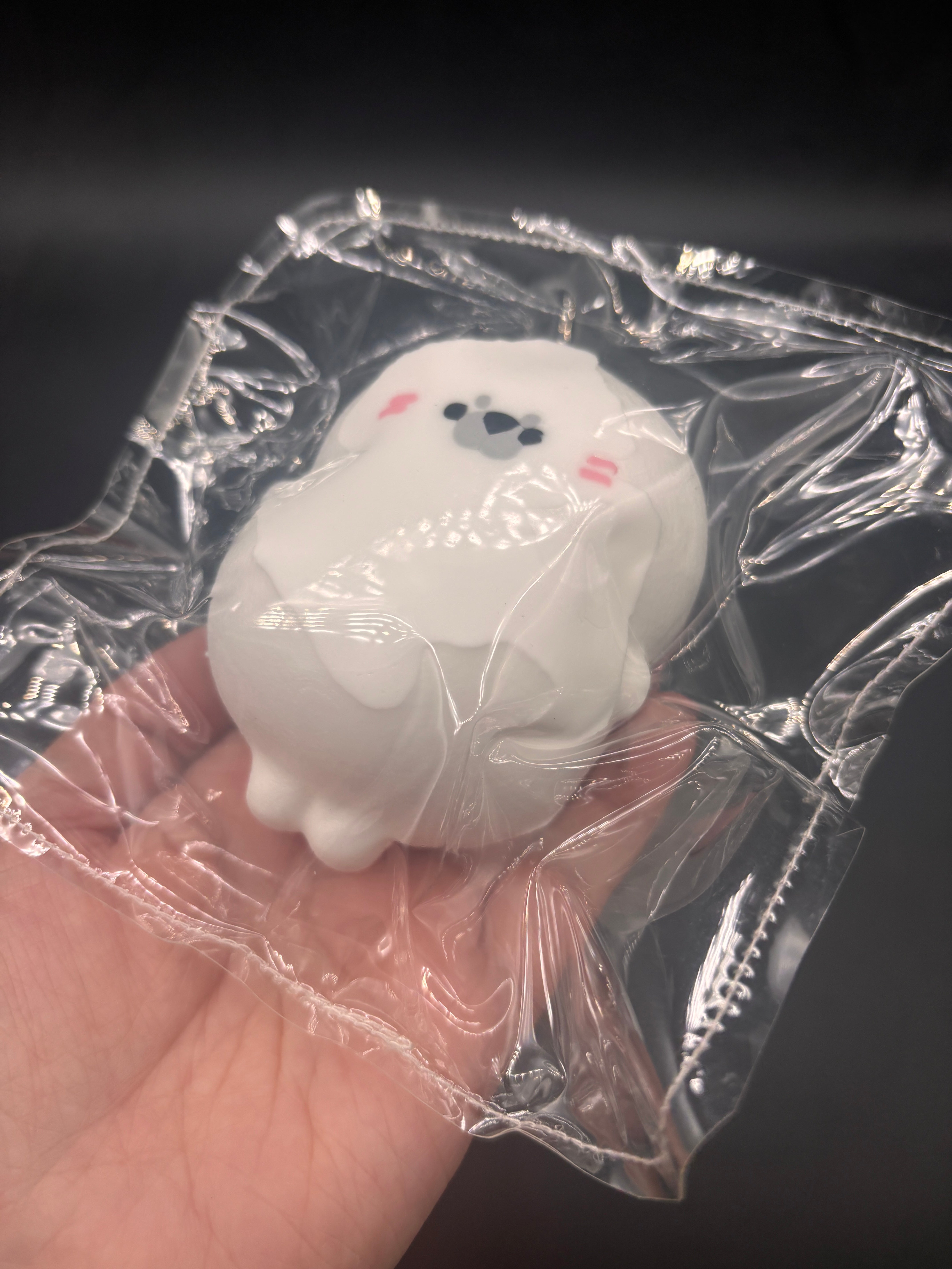 Water textured super soft fat seal  taba squishy cute