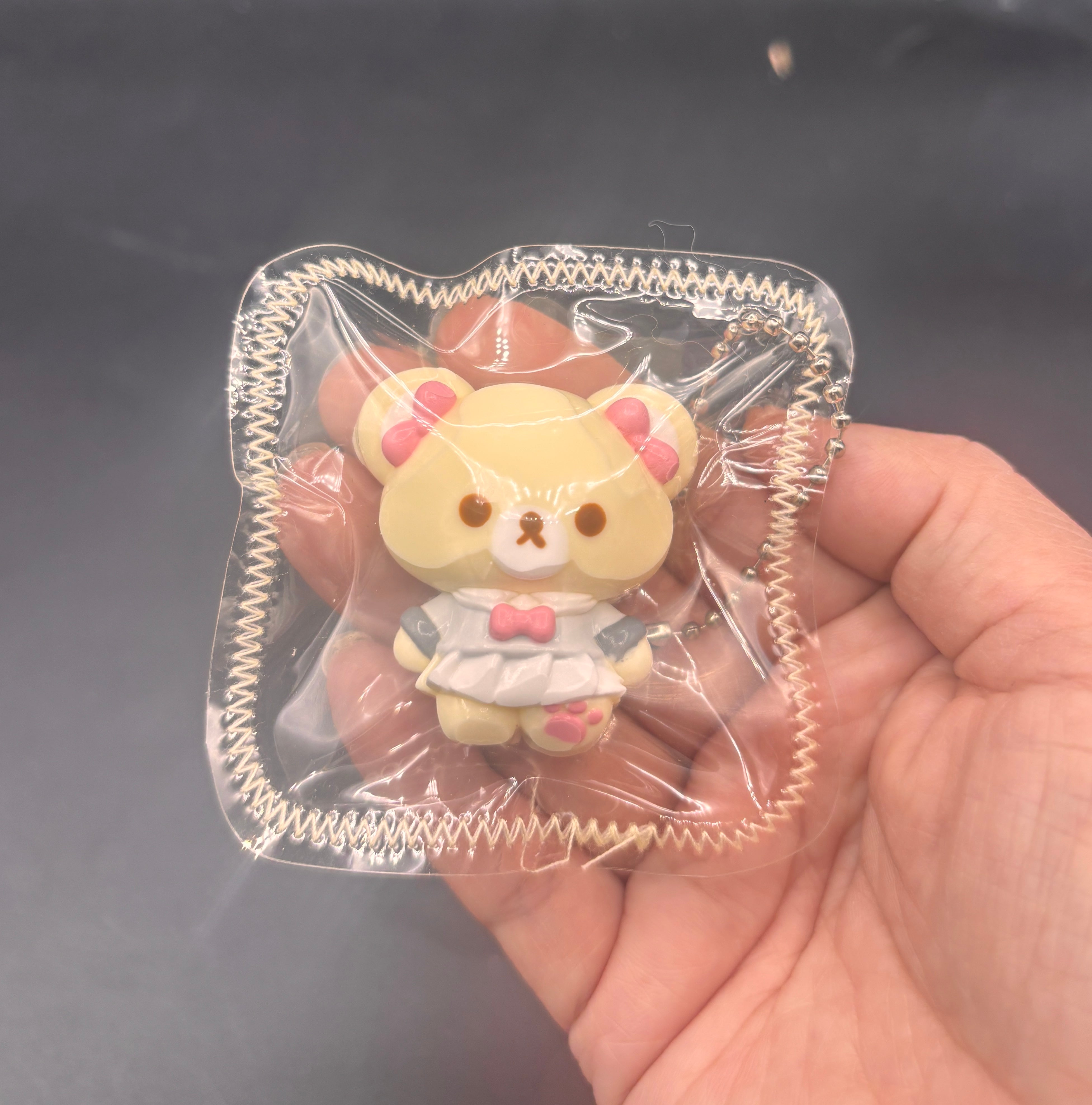 Cute mini Korilakkuma keychain taba squishy