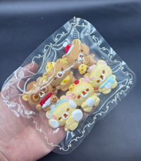 Pack of 6 mini Rilakkuma emoticons cute