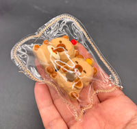 Capybara twins set mini taba squishy keychain