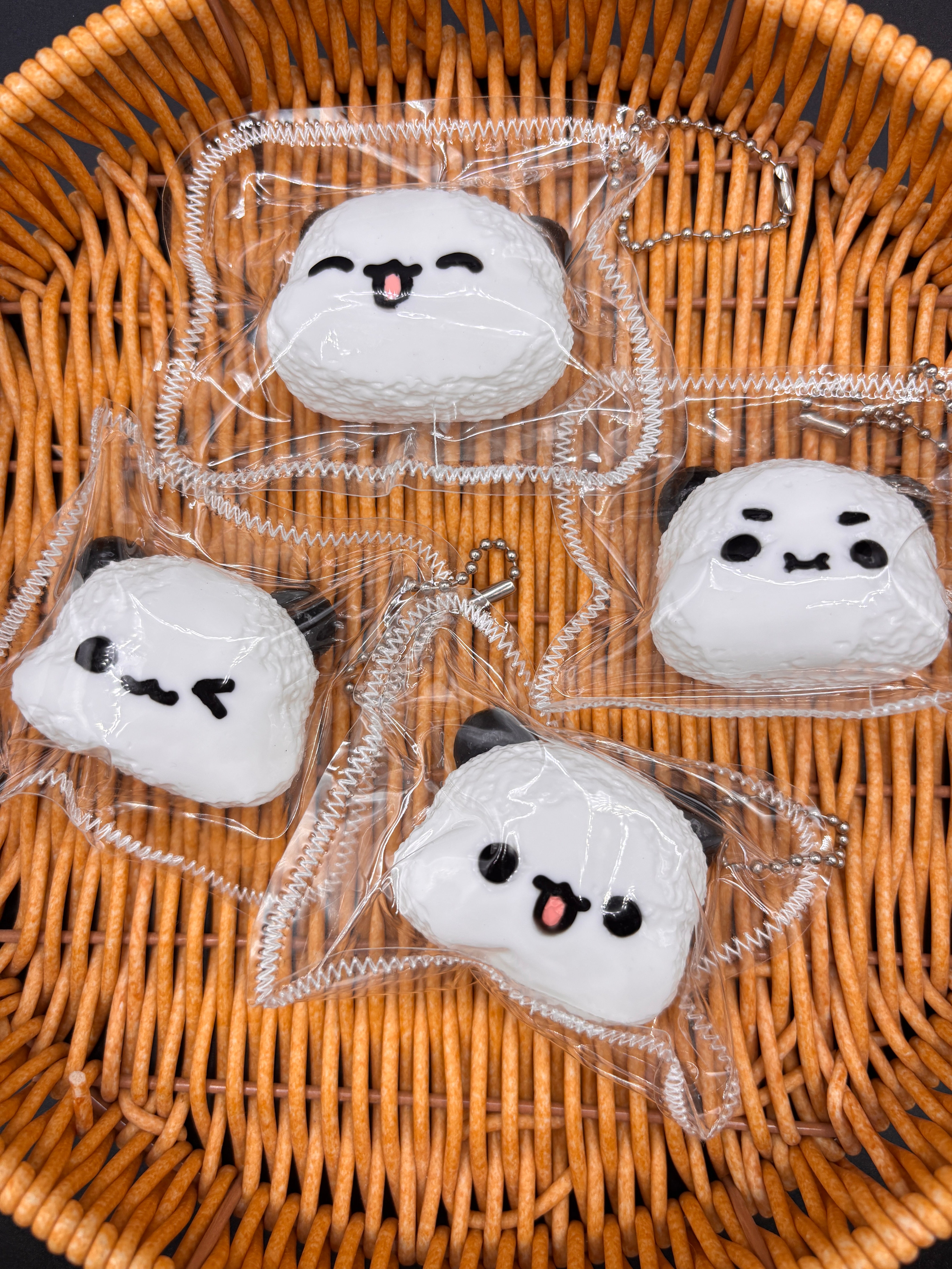 Cute mini bubu keychain taba (choose) soft taba squishy