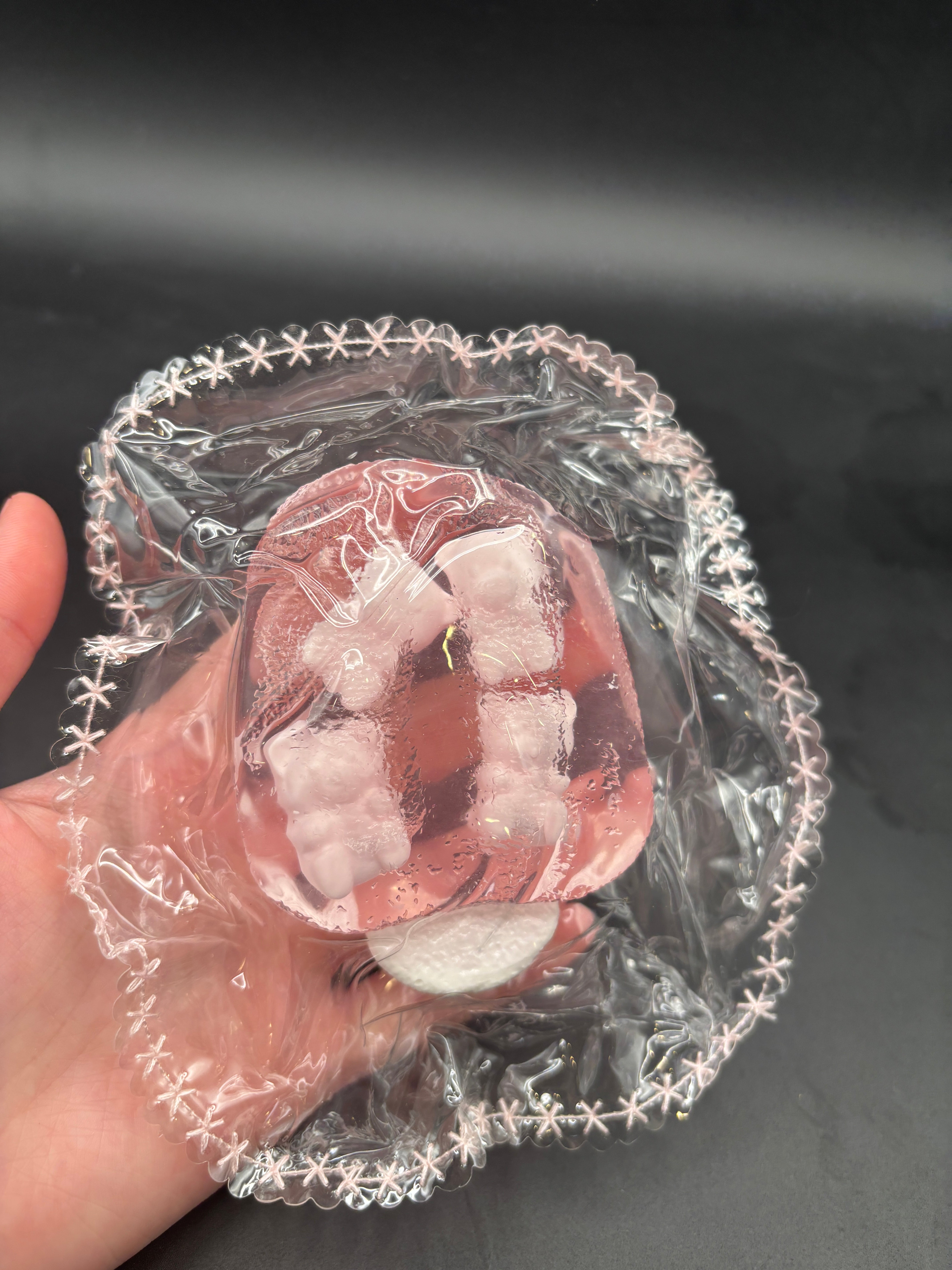 Super cute gummy bear popsicle soft taba squishy