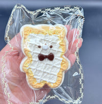 bear waffle biscut  Taba Squishy Toy