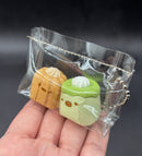 Cute mini keychain pudding tabas