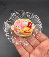 Mini keychain sushi bento bunny taba squishy