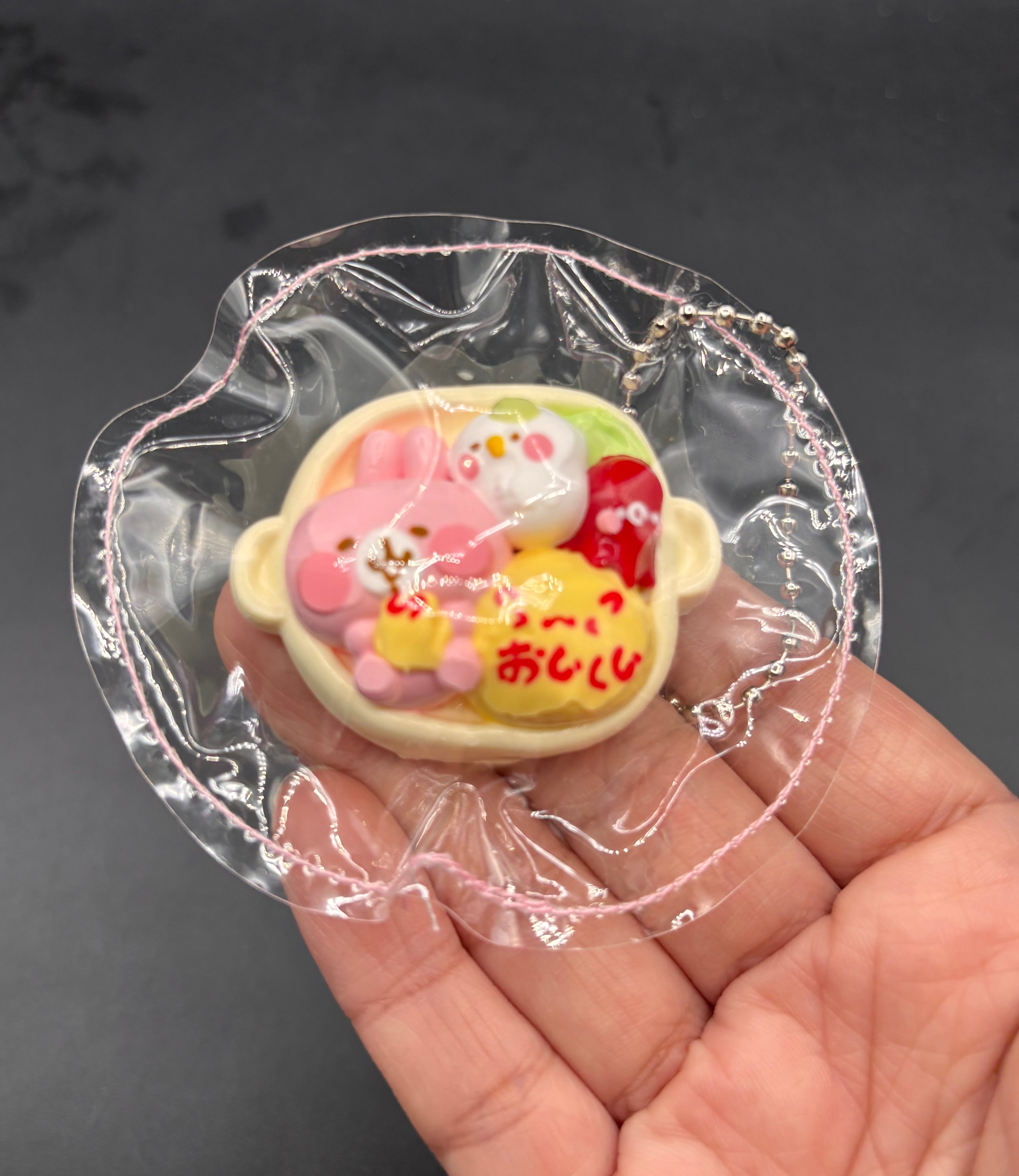Mini keychain sushi bento bunny taba squishy