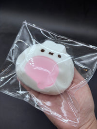Super soft water x cream textured bunny bun taba