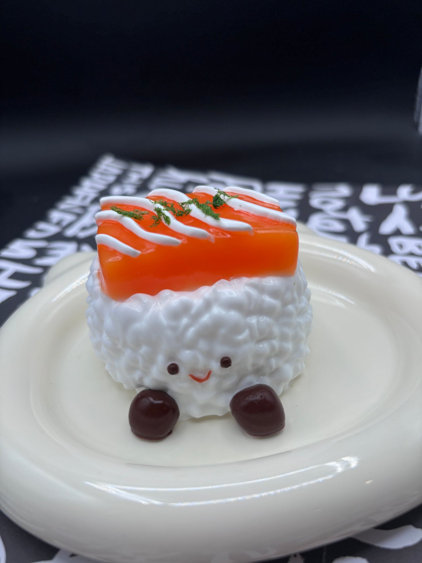 Jelly cat sushi plate