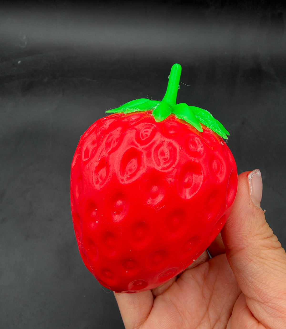 Crunchy Lego strawberry stressball