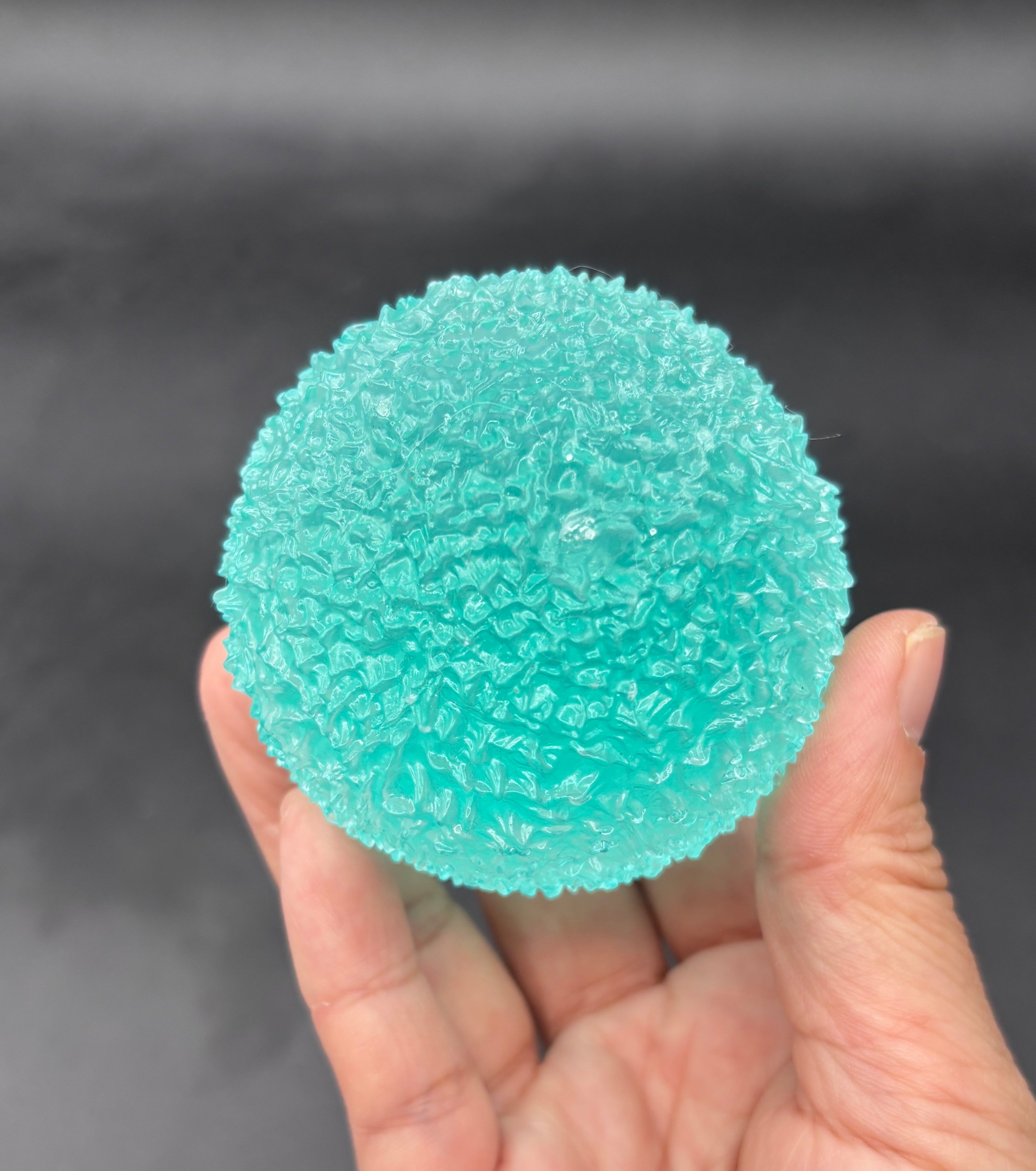 THICK-skinned Vaseline blue bayberry ball