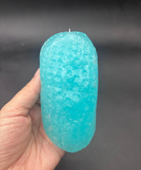 Slushy crystal peanut moldable stressball