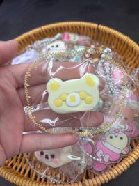 Small Rilakkuma keychain random color Taba Squishy