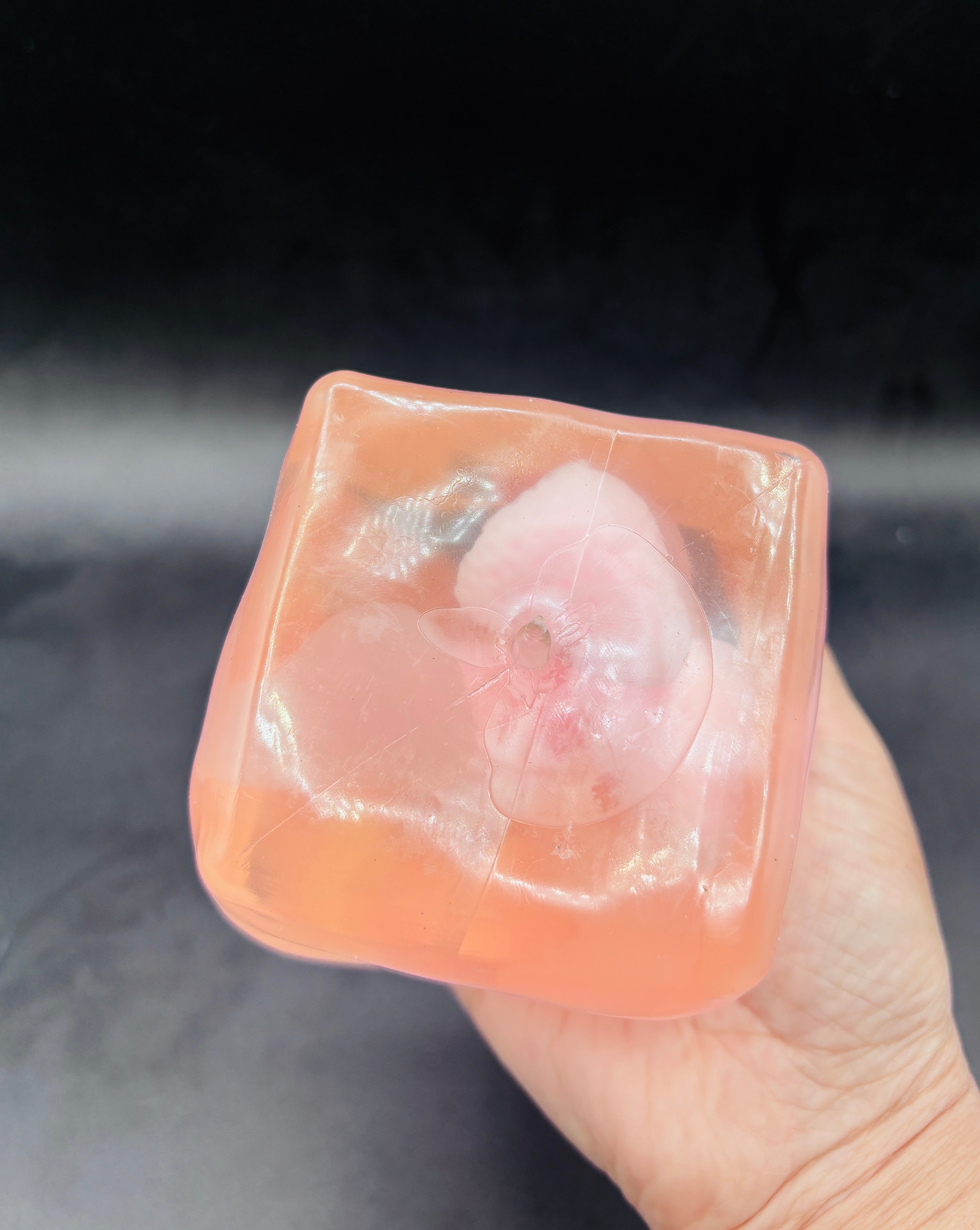 Jumbo fruit jelly cube stressball