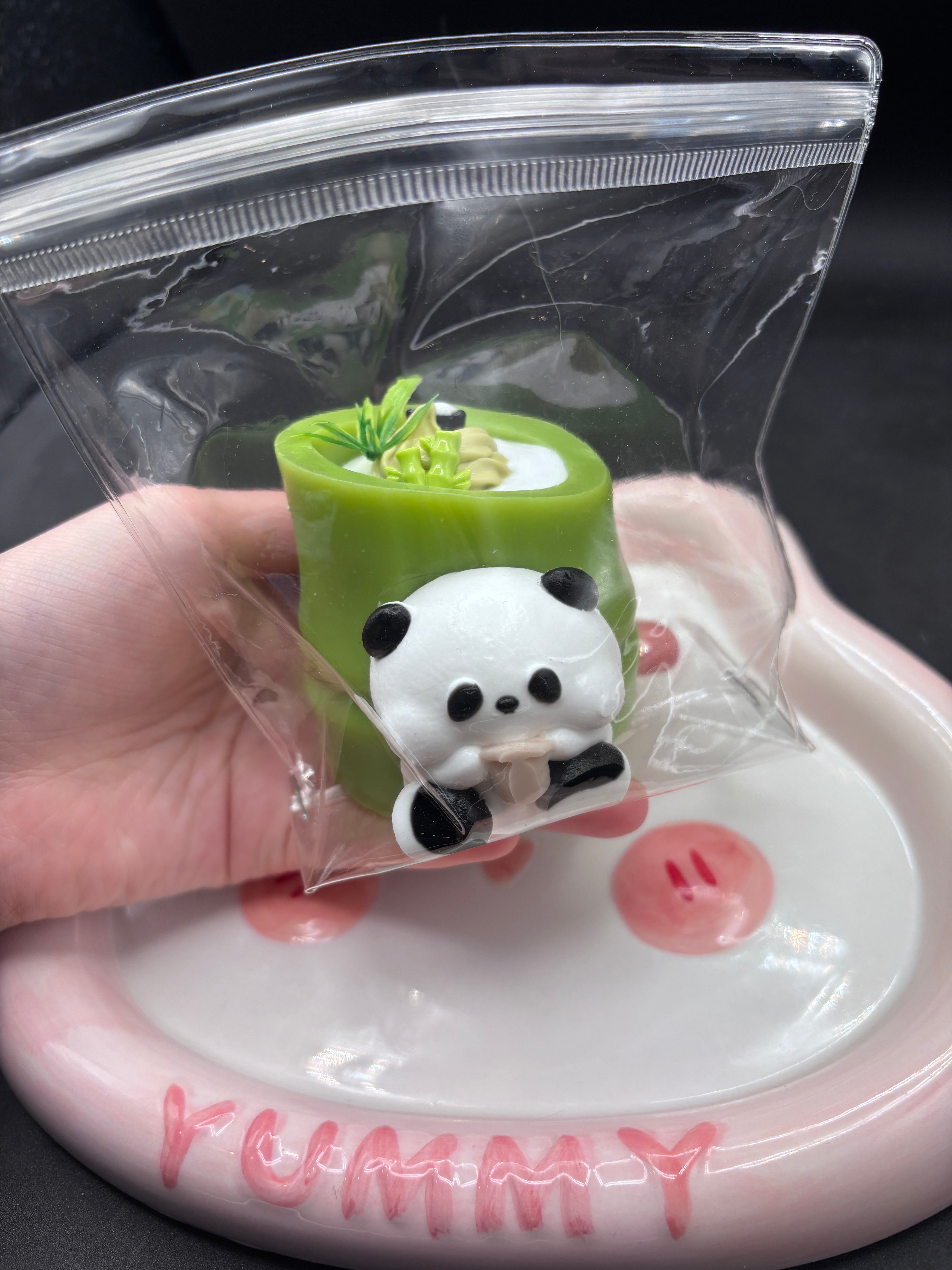 Panda bamboo cake soft cute Taba Squishy