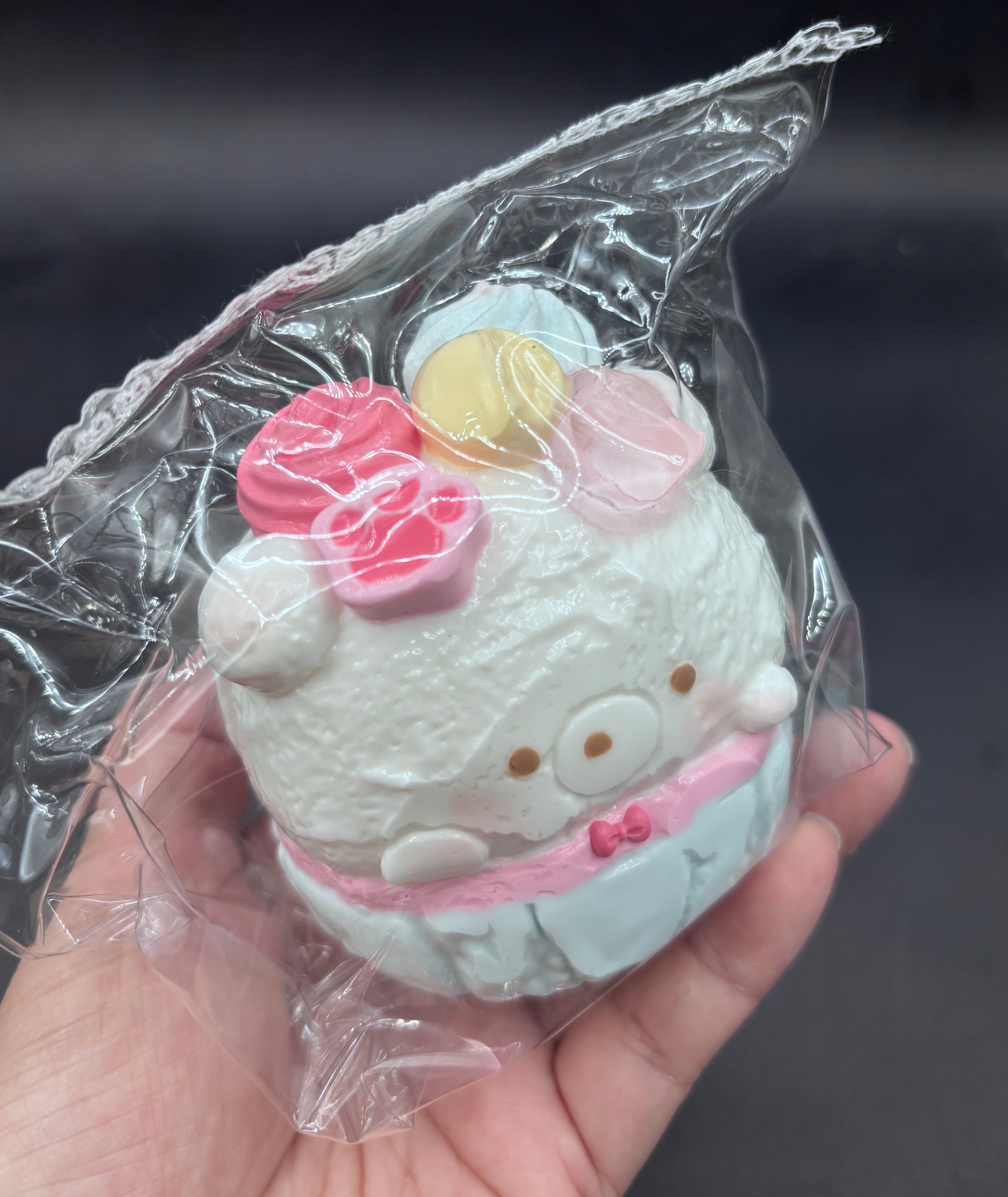 Large polar bear cupcake cute