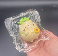 Sumikko Gurashi cat and grass small taba squishy