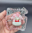 Mini Sanrio snowman keychain tabas cute (choose 1)
