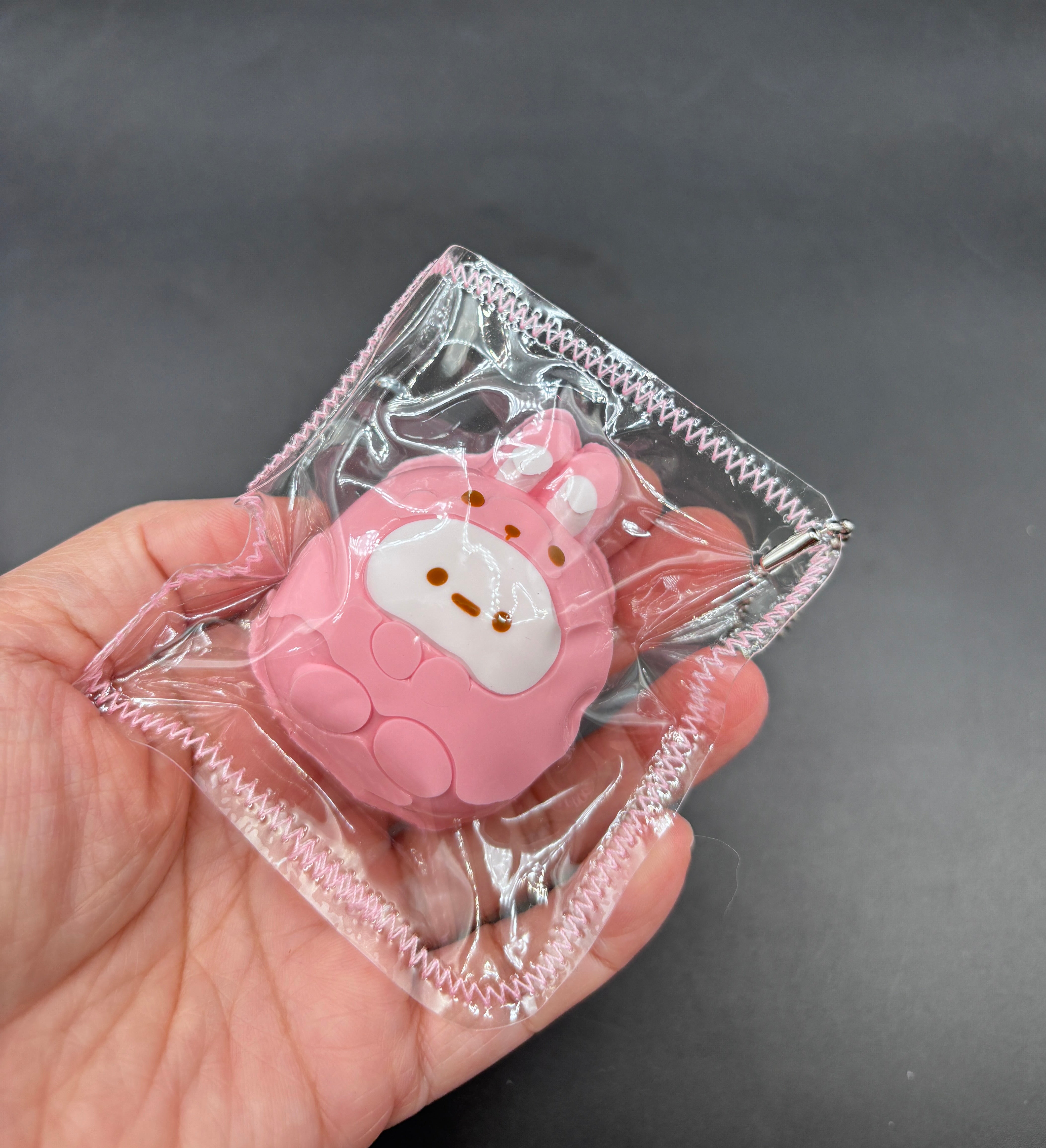 Mini taba keychain Sumikko Gurashi bunny hoodie soft taba squishy