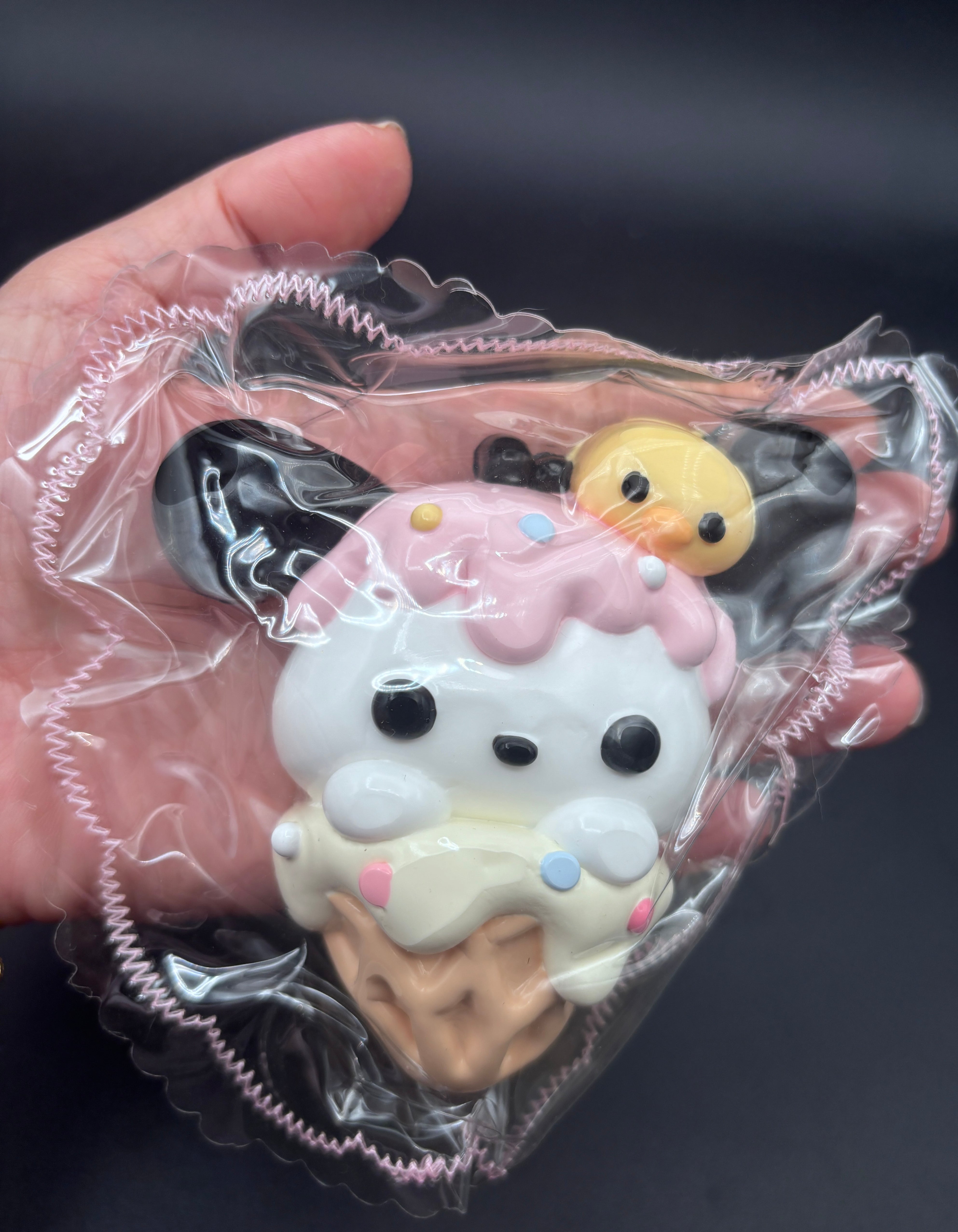 Pochacco cute icecream cone  Taba Squishy Toy