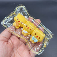 Super cute pack of 3 honey bear  taba squishy