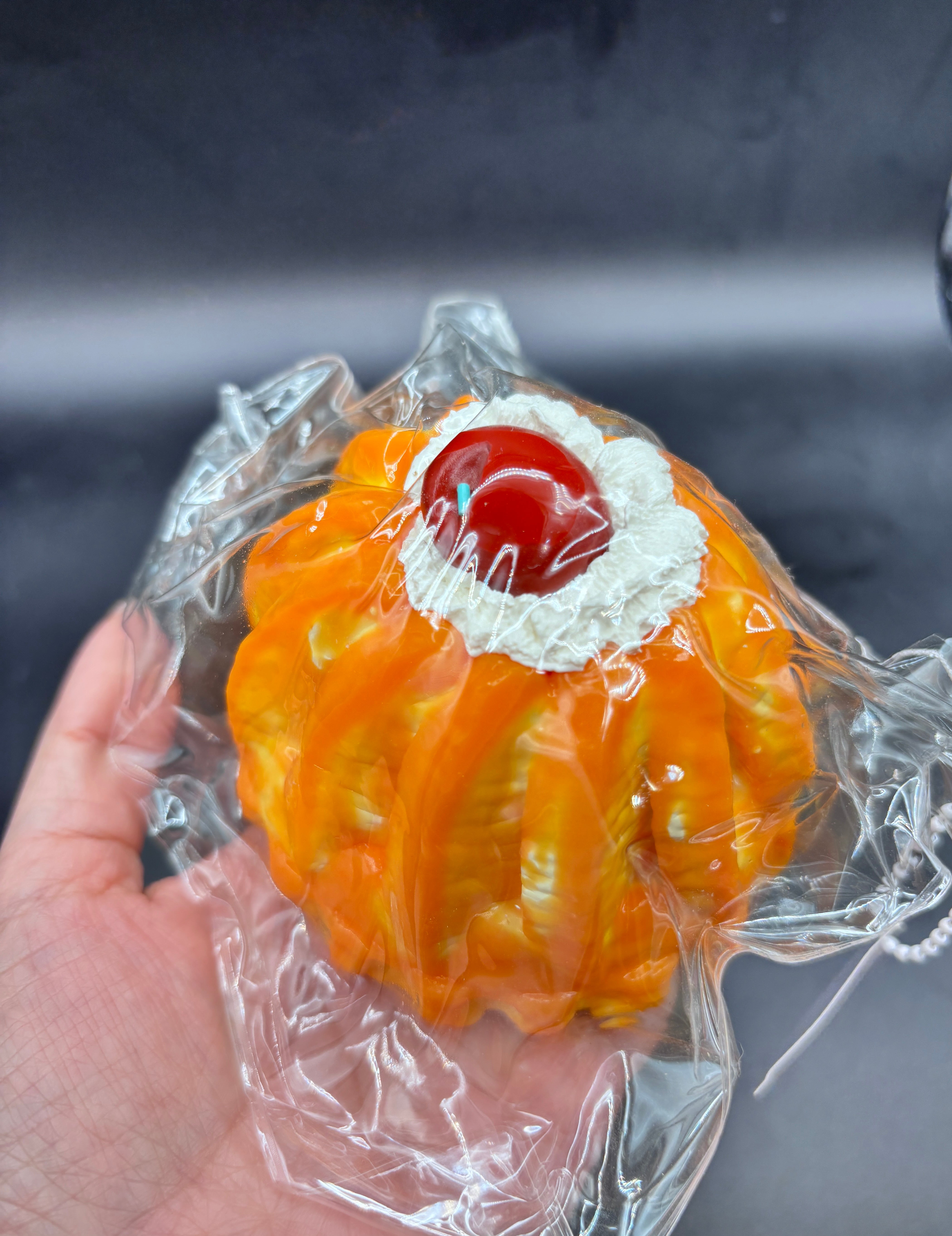 Large cherry pudding taba squishy