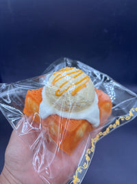 Frozen butter  Toasted Carmel icecream bread large  taba squishy