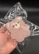 Crunchy sugar coated clear gummy bear taba squishy