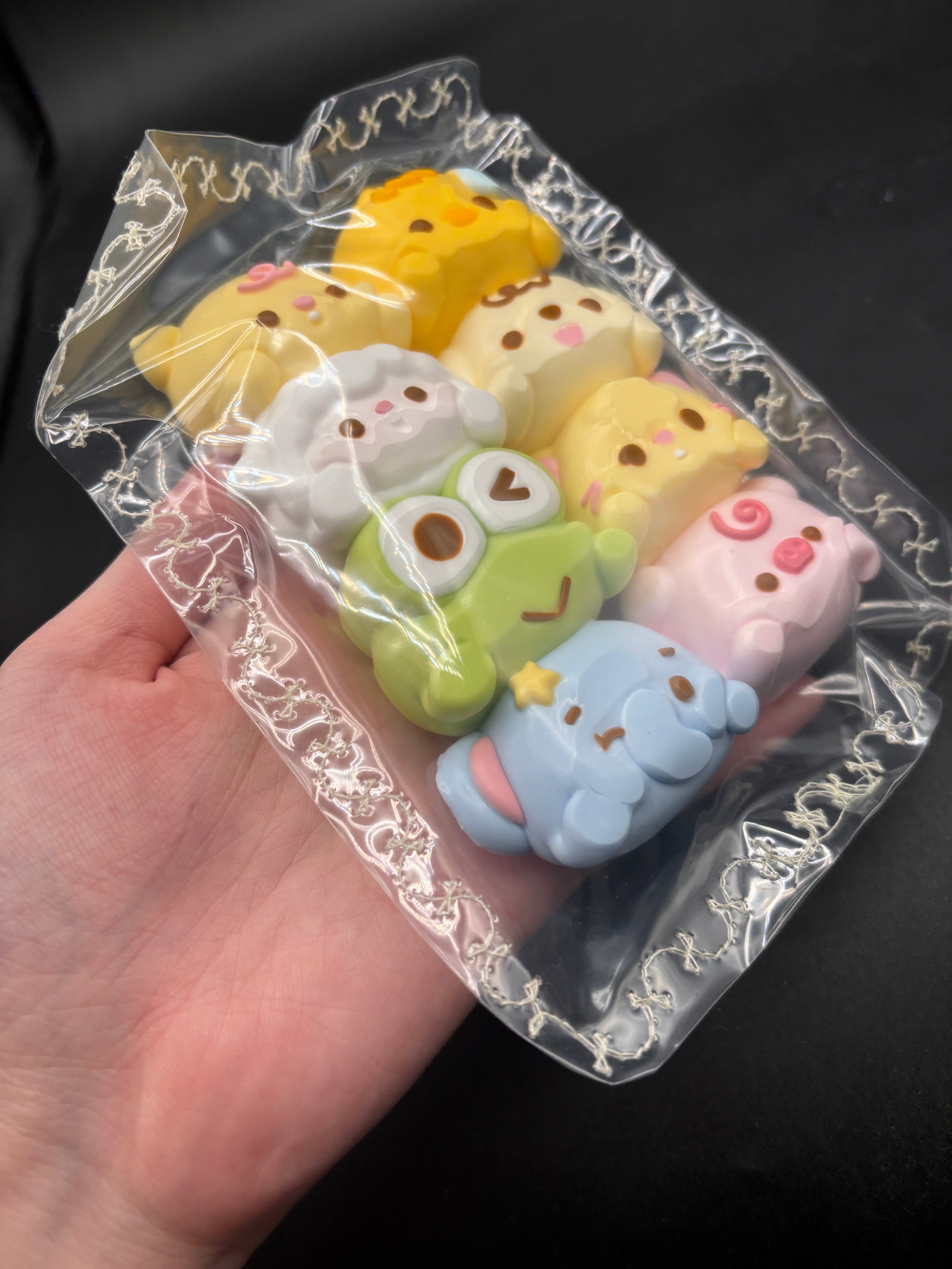 Pack of 8 animal/cartoon taba cute and soft large Taba Squishy Toy