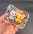 Mini keychain twins hamster taba squishy