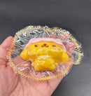 Mini keychain cute pudding dog soft taba squishy