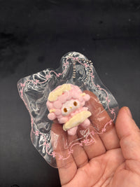 Cute mini keychain sweet piano ballet